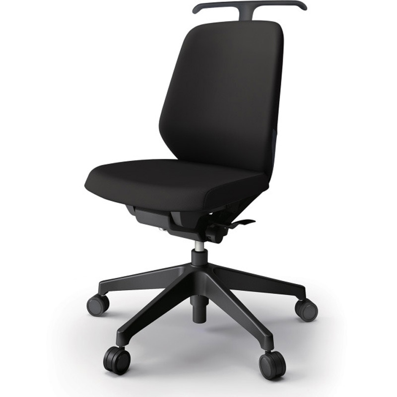 KJ-120PVHM-T1T1 ノートチェア ローバック 肘なし ハンガー ランバーサポート付 クロスPV ウレタンキャスター<配送時組立サービス付> 1台 イトーキ 【通販モノタロウ】