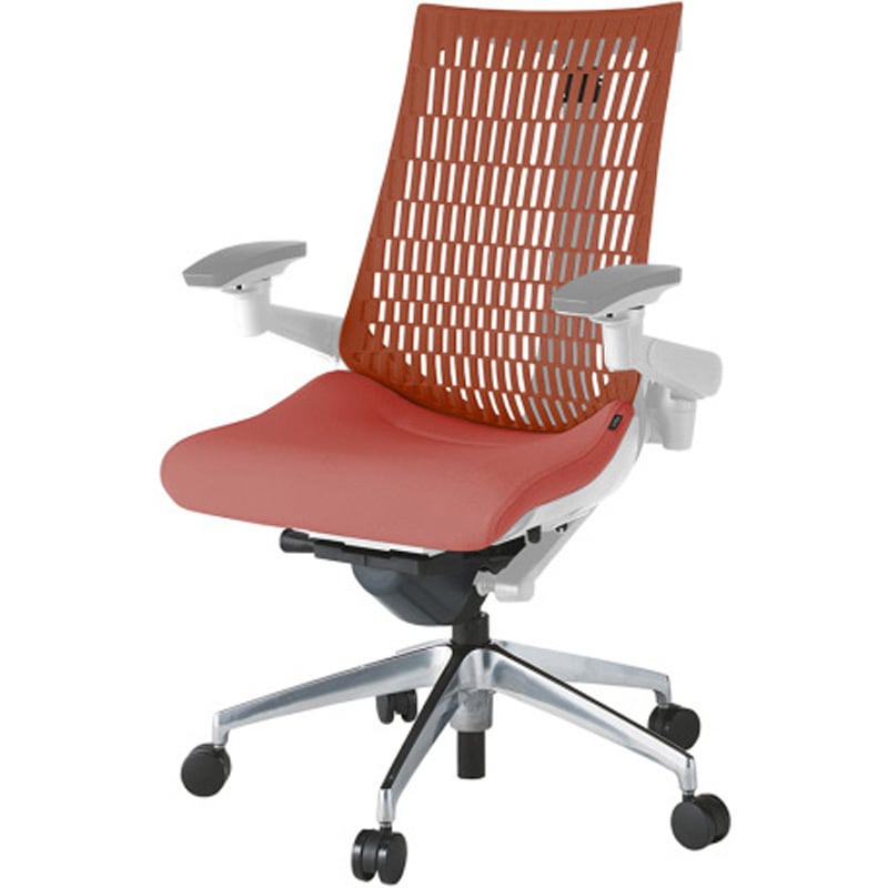 KG447SC-ZNR3D4 アクトチェア エラストマーバック 可動肘 ランバーサポートなし アルミミラー脚 SC張地 ナイロンキャスター<配送時組立サービス付> 1台 イトーキ 【通販モノタロウ】