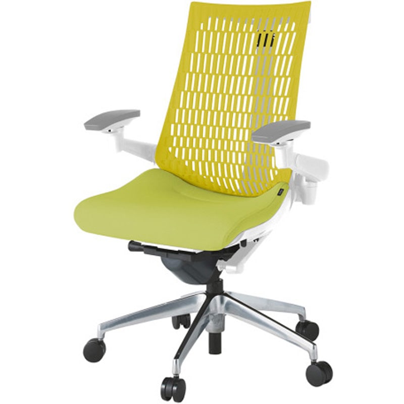 KG447SC-MZWU8U5 アクトチェア エラストマーバック 可動肘 ランバーサポートなし アルミミラー脚 SC張地 ウレタンキャスター<配送時組立サービス付> 1台 イトーキ 【通販モノタロウ】