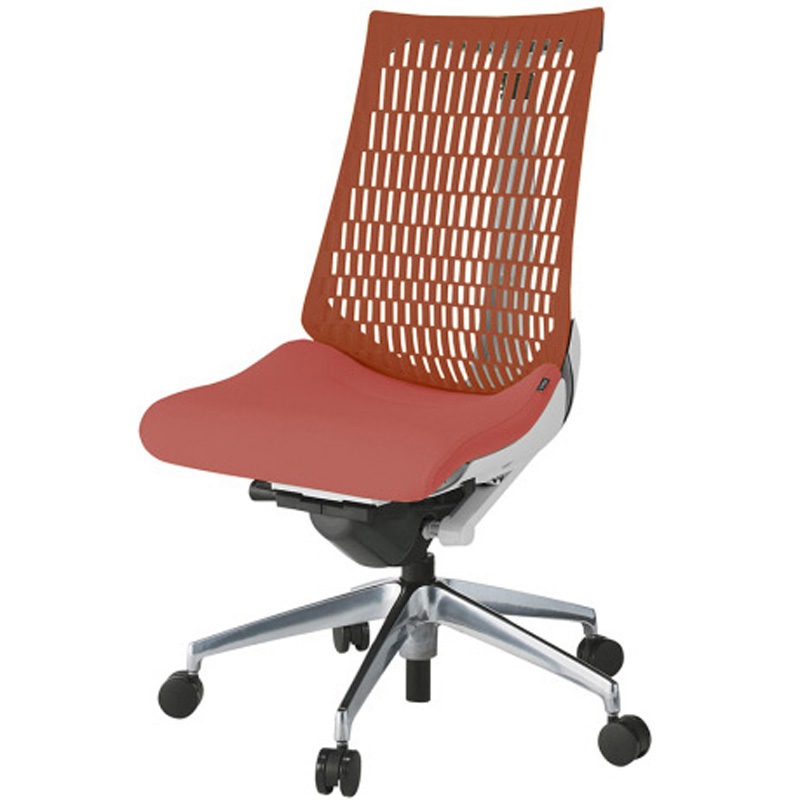 KG440SC-ZNR3D4 アクトチェア エラストマーバック 肘なし ランバーサポートなし アルミミラー脚 SC張地 ナイロンキャスター<配送時組立サービス付> 1台 イトーキ 【通販モノタロウ】