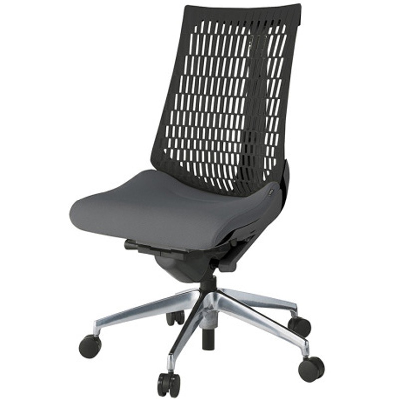 KG440SC-ZTT3T1 アクトチェア エラストマーバック 肘なし ランバーサポートなし アルミミラー脚 SC張地 ナイロンキャスター<配送時組立サービス付> 1台 イトーキ 【通販モノタロウ】