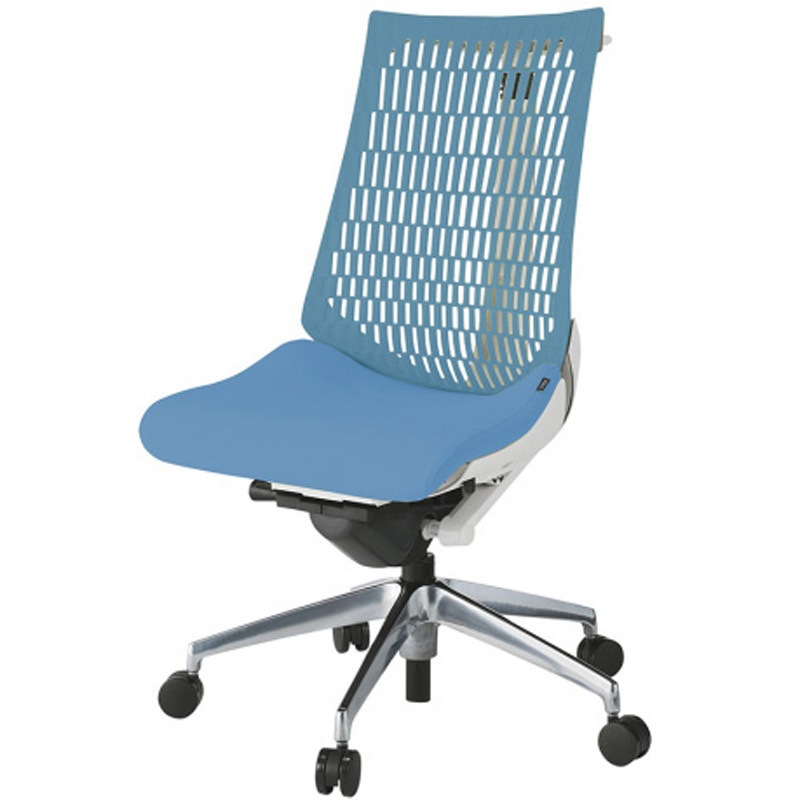 KG440SCHZWS2A4 アクトチェア エラストマーバック 肘なし ハンガー ランバーサポートなし アルミミラー脚 SC張地 ナイロンキャスター<配送時組立サービス付> 1台 イトーキ 【通販モノタロウ】