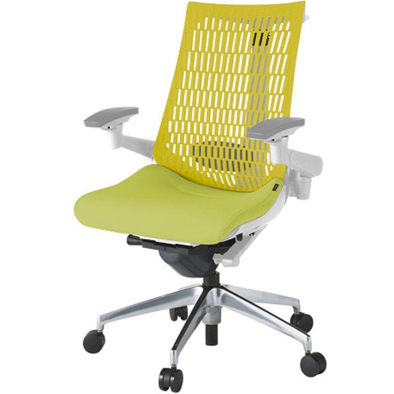 KG427SCHZNU8U5 アクトチェア エラストマーバック 可動肘 ハンガー ランバーサポート付 アルミミラー脚 SC張地 ナイロンキャスター<配送時組立サービス付> 1台 イトーキ 【通販モノタロウ】