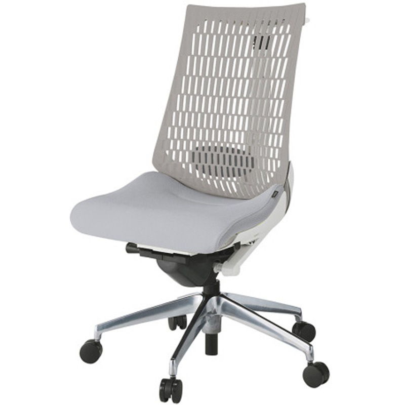 KG420SCHMZWT7T6 アクトチェア エラストマーバック 肘なし ハンガー ランバーサポート付 アルミミラー脚 SC張地 ウレタンキャスター<配送時組立サービス付> 1台 イトーキ 【通販モノタロウ】