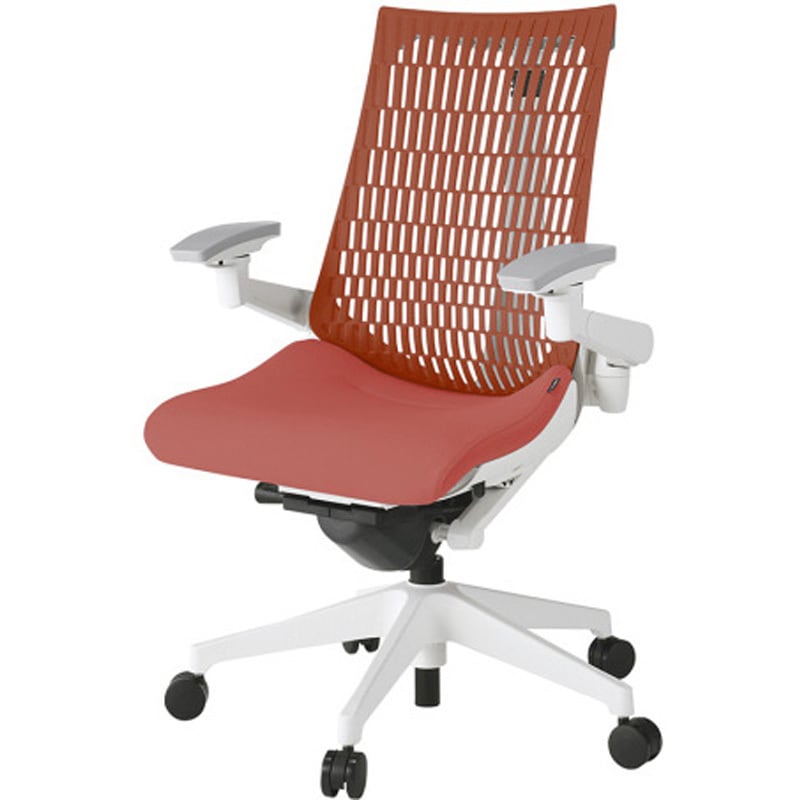 KG447SC-MW9R3D4 アクトチェア エラストマーバック 可動肘 ランバーサポートなし 樹脂脚 SC張地 ウレタンキャスター<配送時組立サービス付> 1台 イトーキ 【通販モノタロウ】