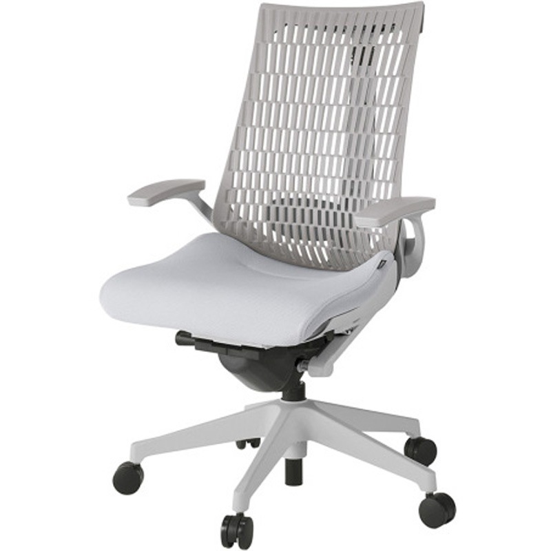 KG425SC-GNT7T6 アクトチェア エラストマーバック 固定肘 ランバーサポート付 樹脂脚 SC張地 ナイロンキャスター<配送時組立サービス付> 1台 イトーキ 【通販モノタロウ】