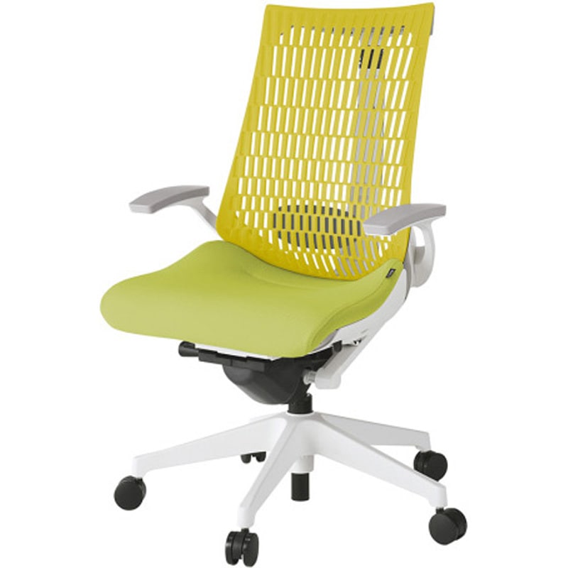 KG425SC-MW9U8U5 アクトチェア エラストマーバック 固定肘 ランバーサポート付 樹脂脚 SC張地 ウレタンキャスター<配送時組立サービス付> 1台 イトーキ 【通販モノタロウ】