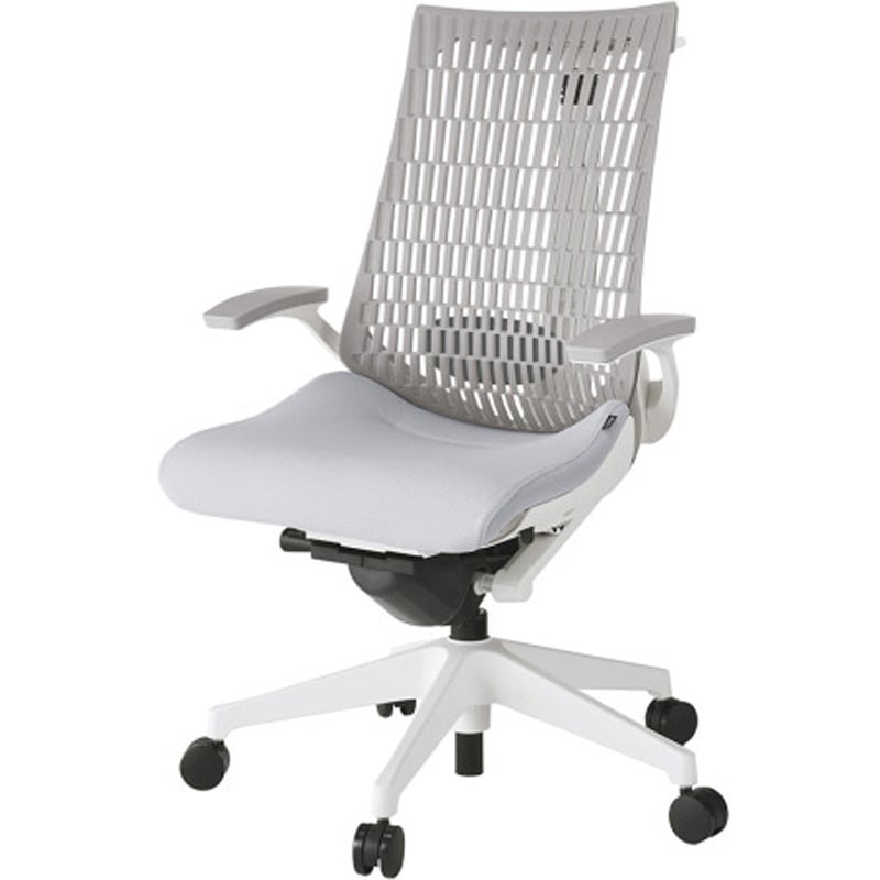 KG425SCHMW9T7T6 アクトチェア エラストマーバック 固定肘 ハンガー ランバーサポート付 樹脂脚 SC張地 ウレタンキャスター<配送時組立サービス付> 1台 イトーキ 【通販モノタロウ】