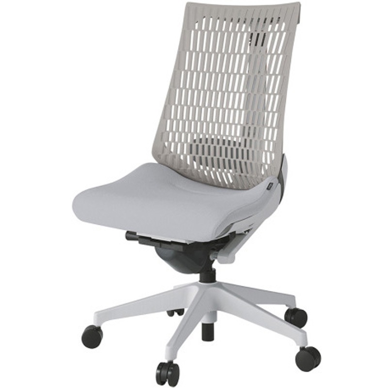 KG420SC-GNT7T6 アクトチェア エラストマーバック 肘なし ランバーサポート付 樹脂脚 SC張地 ナイロンキャスター<配送時組立サービス付> 1台 イトーキ 【通販モノタロウ】