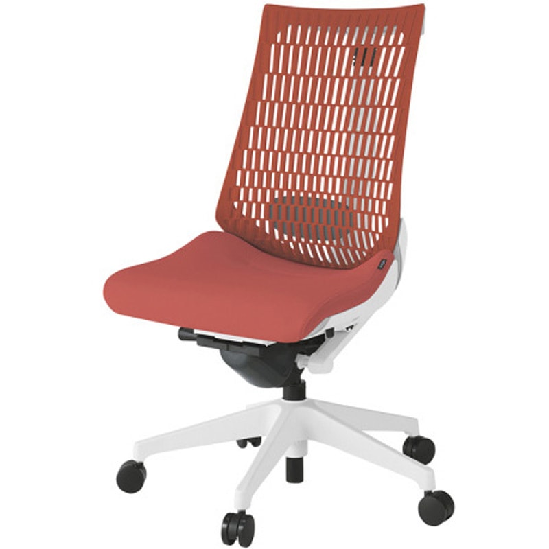 KG420SC-W9R3D4 アクトチェア エラストマーバック 肘なし ランバーサポート付 樹脂脚 SC張地 ナイロンキャスター<配送時組立サービス付> 1台 イトーキ 【通販モノタロウ】