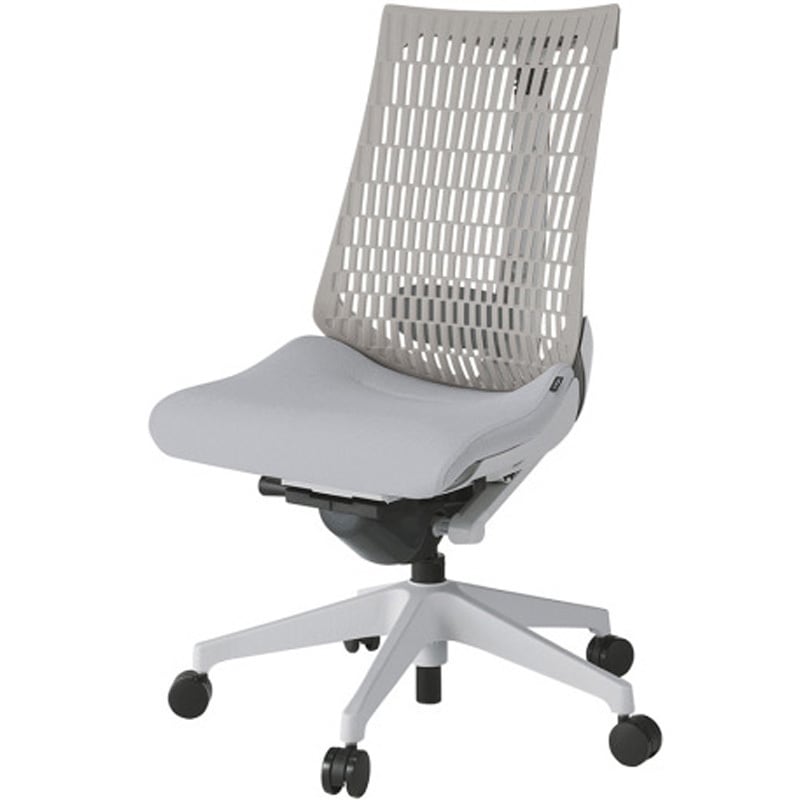 KG420SC-MGNT7T6 アクトチェア エラストマーバック 肘なし ランバーサポート付 樹脂脚 SC張地 ウレタンキャスター<配送時組立サービス付> 1台 イトーキ 【通販モノタロウ】