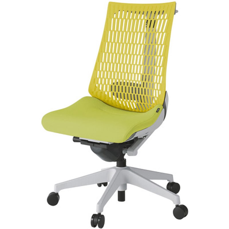 KG420SCHGNU8U5 アクトチェア エラストマーバック 肘なし ハンガー ランバーサポート付 樹脂脚 SC張地 ナイロンキャスター<配送時組立サービス付> 1台 イトーキ 【通販モノタロウ】