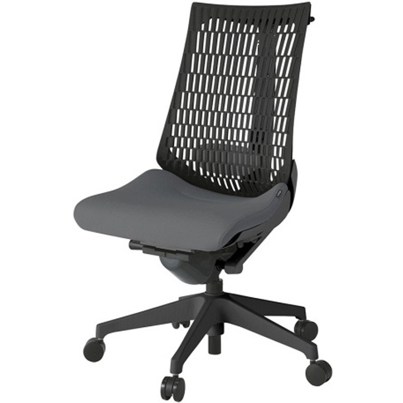KG420SCHMT1T3T1 アクトチェア エラストマーバック 肘なし ハンガー ランバーサポート付 樹脂脚 SC張地 ウレタンキャスター<配送時組立サービス付> 1台 イトーキ 【通販モノタロウ】