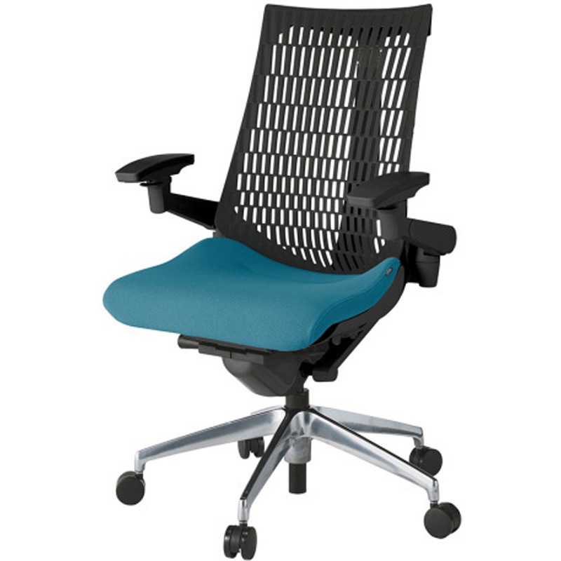 KG447PS-ZTA3T1 アクトチェア エラストマーバック 可動肘 ランバーサポートなし アルミミラー脚 PS張地 ナイロンキャスター<配送時組立サービス付> 1台 イトーキ 【通販モノタロウ】