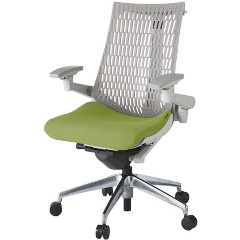 KG447PSHMZNQ6T6 アクトチェア エラストマーバック 可動肘 ハンガー ランバーサポートなし アルミミラー脚 PS張地 ウレタンキャスター<配送時組立サービス付> 1台 イトーキ 【通販モノタロウ】