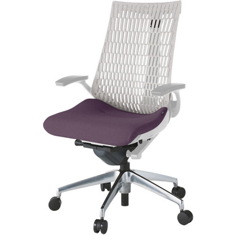 KG445PS-ZNX7T6 アクトチェア エラストマーバック 固定肘 ランバーサポートなし アルミミラー脚 PS張地 ナイロンキャスター<配送時組立サービス付> 1台 イトーキ 【通販モノタロウ】