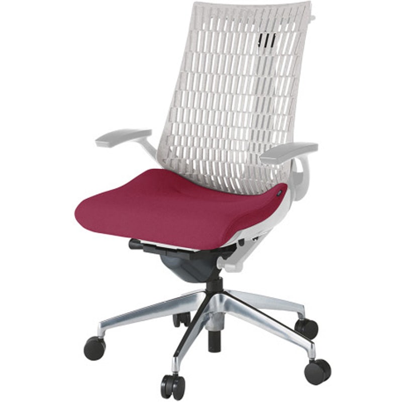 KG445PSHMZNM4T6 アクトチェア エラストマーバック 固定肘 ハンガー ランバーサポートなし アルミミラー脚 PS張地 ウレタンキャスター<配送時組立サービス付> 1台 イトーキ 【通販モノタロウ】 71,390円