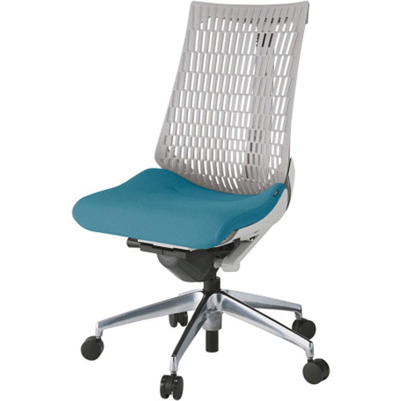 KG440PS-ZNA3T6 アクトチェア エラストマーバック 肘なし ランバーサポートなし アルミミラー脚 PS張地 ナイロンキャスター<配送時組立サービス付> 1台 イトーキ 【通販モノタロウ】