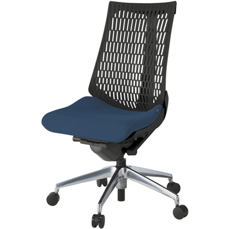 KG440PS-ZTB2T1 アクトチェア エラストマーバック 肘なし ランバーサポートなし アルミミラー脚 PS張地 ナイロンキャスター<配送時組立サービス付> 1台 イトーキ 【通販モノタロウ】 59,988円