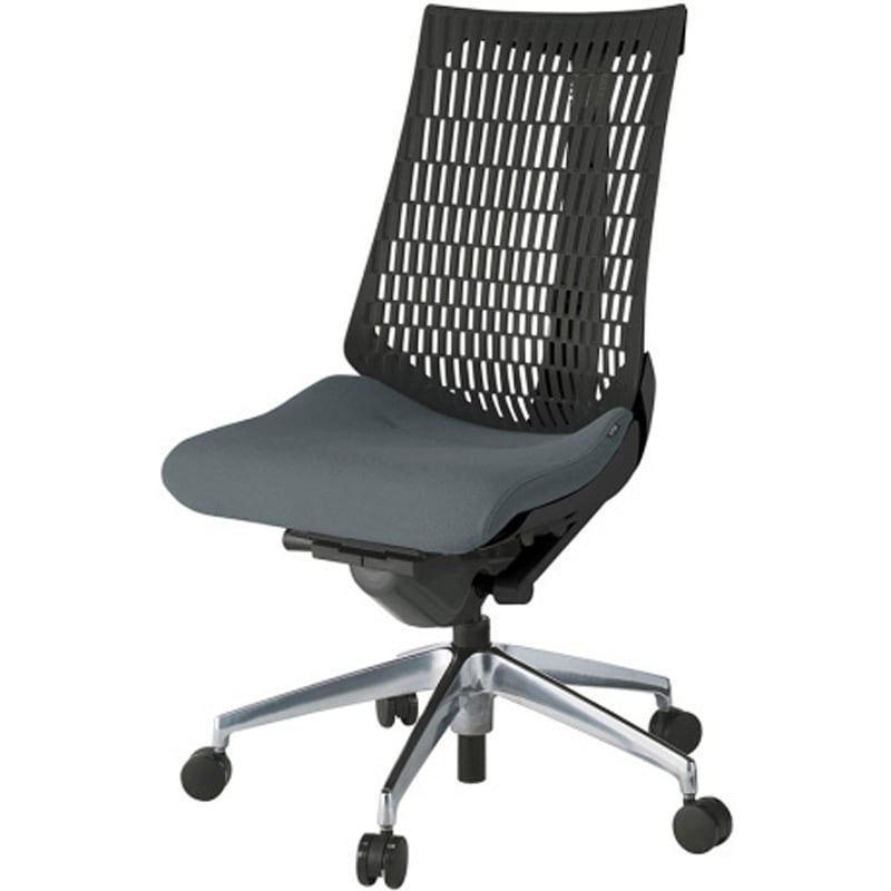 KG440PS-ZTW2T1 アクトチェア エラストマーバック 肘なし ランバーサポートなし アルミミラー脚 PS張地 ナイロンキャスター<配送時組立サービス付> 1台 イトーキ 【通販モノタロウ】