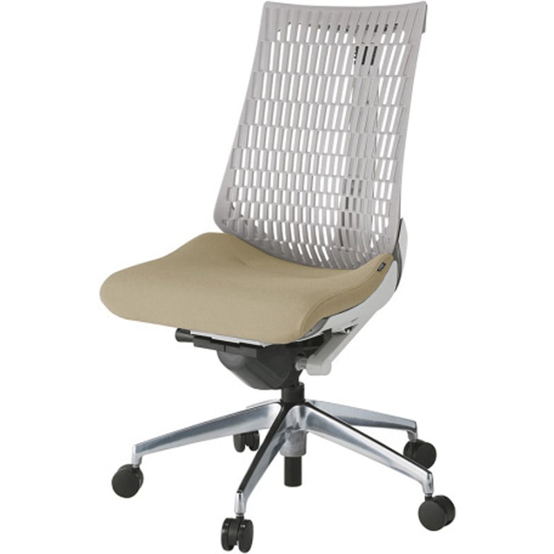 KG440PS-MZNY3T6 アクトチェア エラストマーバック 肘なし ランバーサポートなし アルミミラー脚 PS張地 ウレタンキャスター<配送時組立サービス付> 1台 イトーキ 【通販モノタロウ】 59,988円