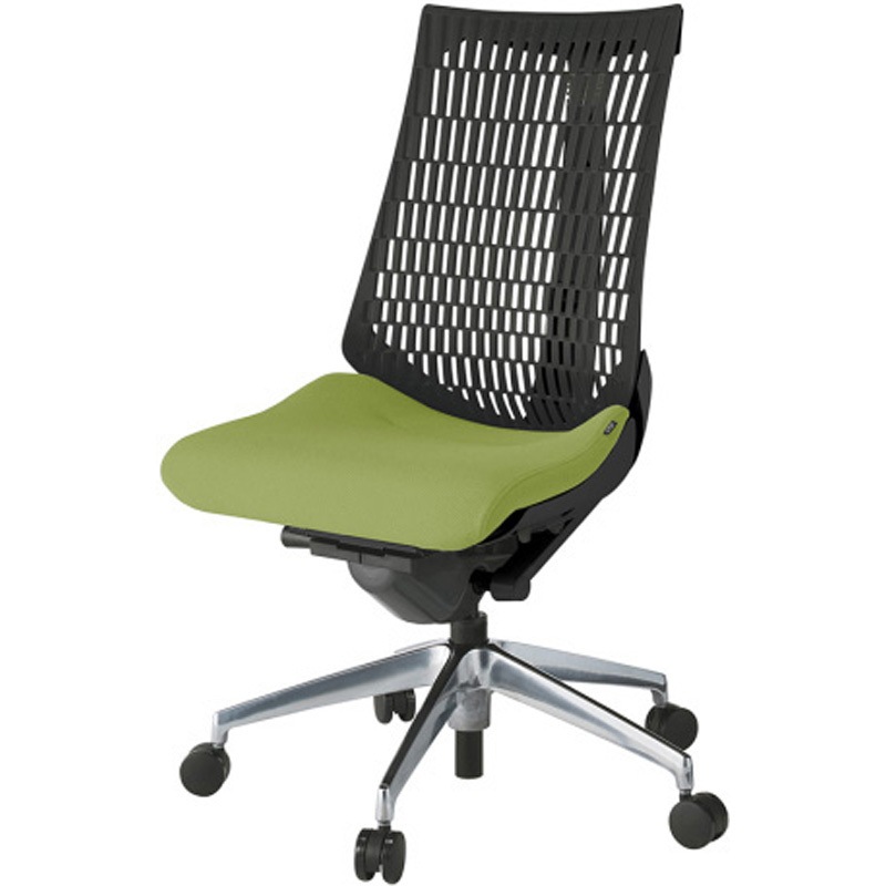 KG440PS-MZTQ6T1 アクトチェア エラストマーバック 肘なし ランバーサポートなし アルミミラー脚 PS張地 ウレタンキャスター<配送時組立サービス付> 1台 イトーキ 【通販モノタロウ】