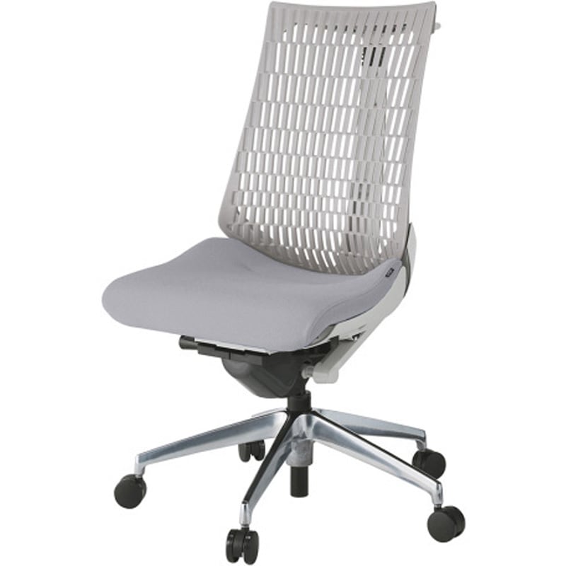 KG440PSHZNW6T6 アクトチェア エラストマーバック 肘なし ハンガー ランバーサポートなし アルミミラー脚 PS張地 ナイロンキャスター<配送時組立サービス付> 1台 イトーキ 【通販モノタロウ】