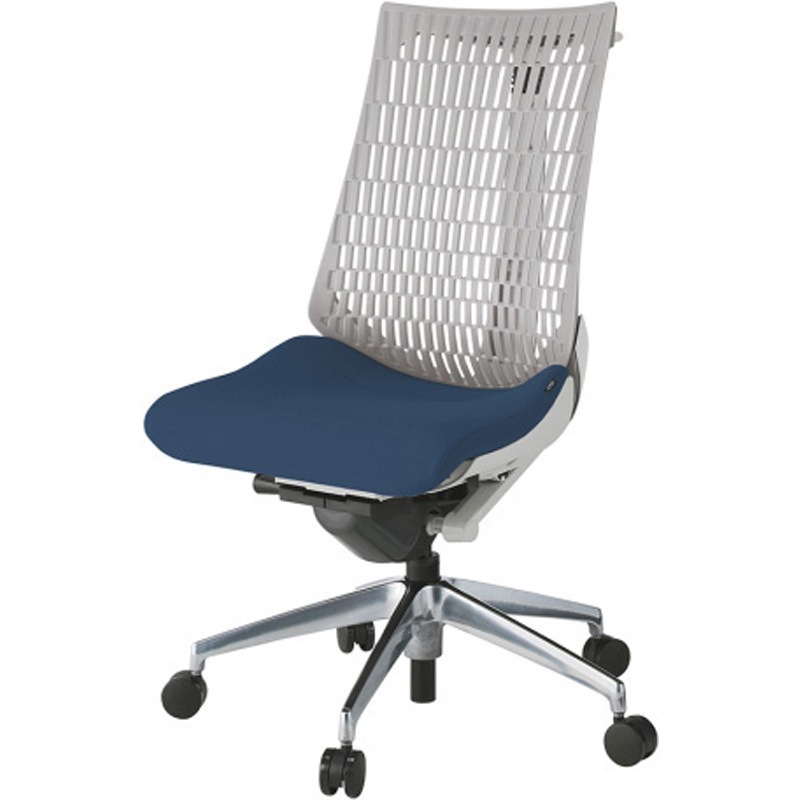 KG440PSHMZNB2T6 アクトチェア エラストマーバック 肘なし ハンガー ランバーサポートなし アルミミラー脚 PS張地 ウレタンキャスター<配送時組立サービス付> 1台 イトーキ 【通販モノタロウ】