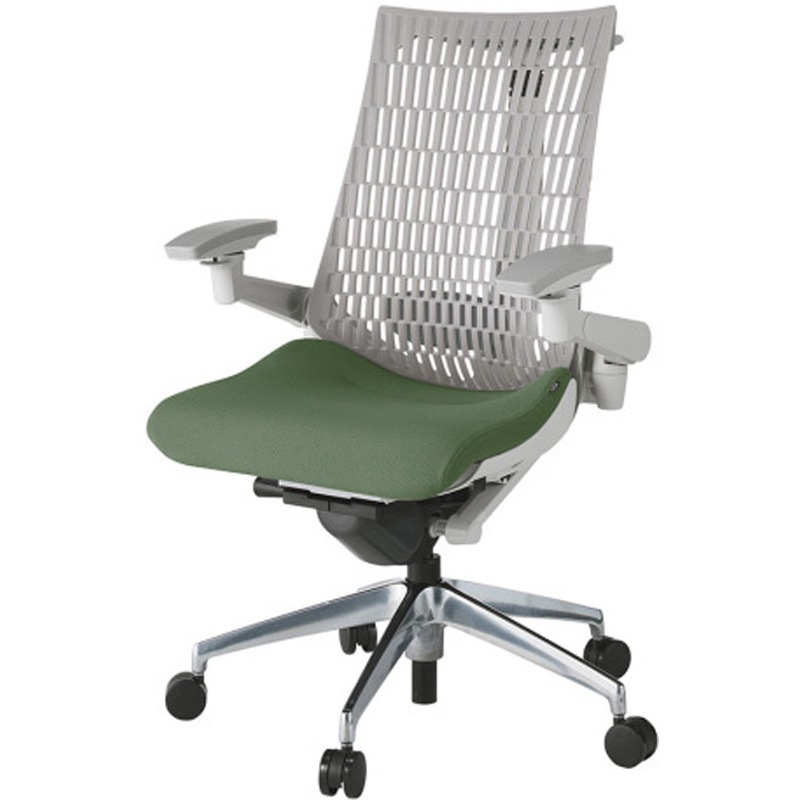 KG427PSHZNQ2T6 アクトチェア エラストマーバック 可動肘 ハンガー ランバーサポート付 アルミミラー脚 PS張地 ナイロンキャスター<配送時組立サービス付> 1台 イトーキ 【通販モノタロウ】