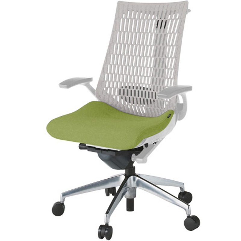 KG425PSHMZNQ6T6 アクトチェア エラストマーバック 固定肘 ハンガー ランバーサポート付 アルミミラー脚 PS張地 ウレタンキャスター<配送時組立サービス付> 1台 イトーキ 【通販モノタロウ】