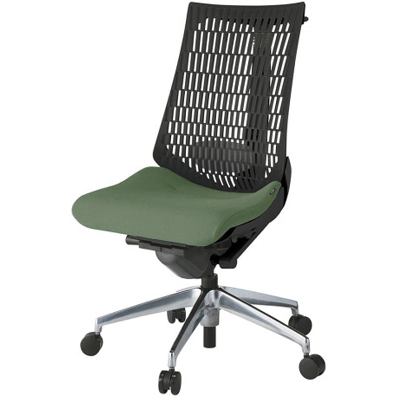 KG420PSHZTQ2T1 アクトチェア エラストマーバック 肘なし ハンガー ランバーサポート付 アルミミラー脚 PS張地 ナイロンキャスター<配送時組立サービス付> 1台 イトーキ 【通販モノタロウ】 71,390円