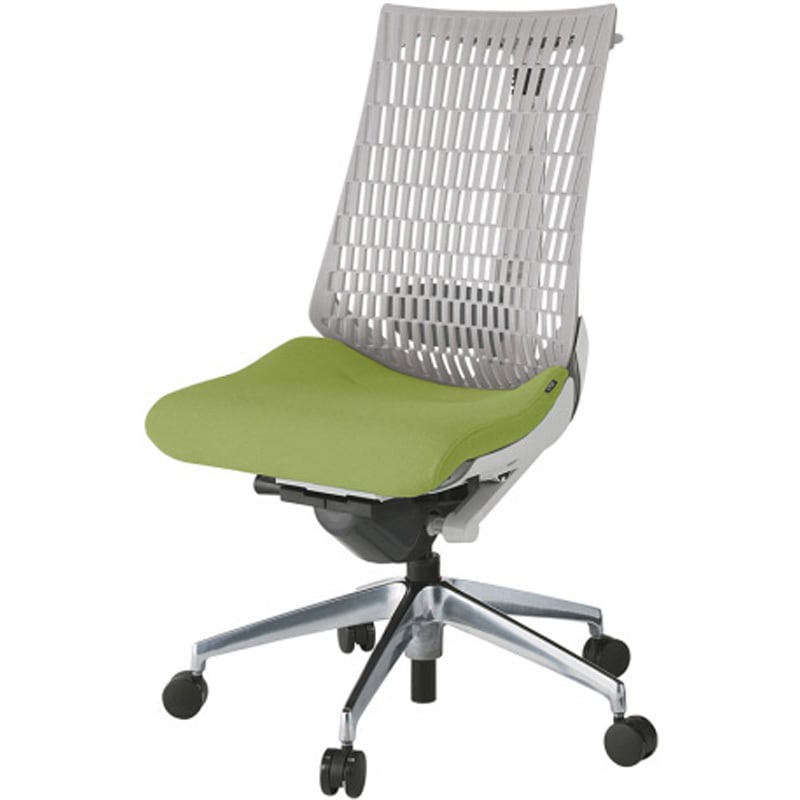 KG420PSHMZNQ6T6 アクトチェア エラストマーバック 肘なし ハンガー ランバーサポート付 アルミミラー脚 PS張地 ウレタンキャスター<配送時組立サービス付> 1台 イトーキ 【通販モノタロウ】