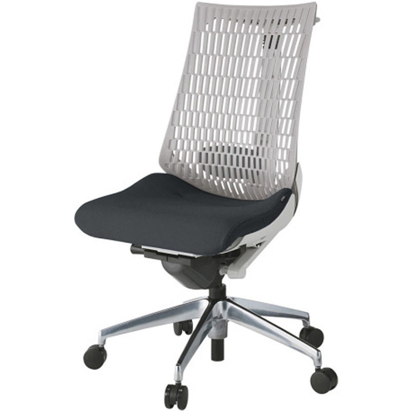 KG420PSHMZNT1T6 アクトチェア エラストマーバック 肘なし ハンガー ランバーサポート付 アルミミラー脚 PS張地 ウレタンキャスター<配送時組立サービス付> 1台 イトーキ 【通販モノタロウ】