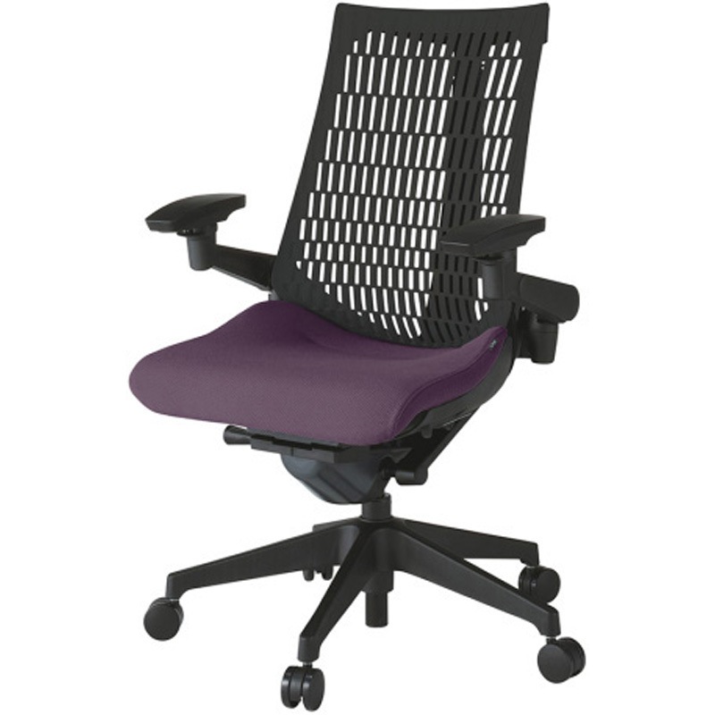 KG447PS-T1X7T1 アクトチェア エラストマーバック 可動肘 ランバーサポートなし 樹脂脚 PS張地 ナイロンキャスター<配送時組立サービス付> 1台 イトーキ 【通販モノタロウ】