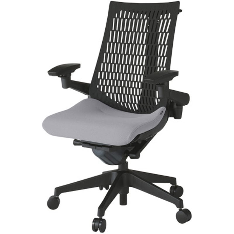 KG447PSHT1W6T1 アクトチェア エラストマーバック 可動肘 ハンガー ランバーサポートなし 樹脂脚 PS張地 ナイロンキャスター<配送時組立サービス付> 1台 イトーキ 【通販モノタロウ】