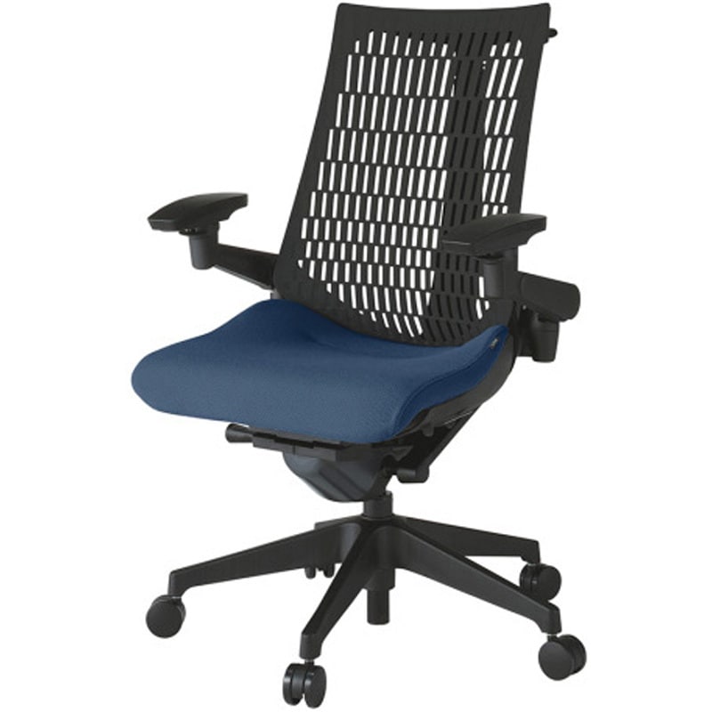 KG447PSHMT1B2T1 アクトチェア エラストマーバック 可動肘 ハンガー ランバーサポートなし 樹脂脚 PS張地 ウレタンキャスター<配送時組立サービス付> 1台 イトーキ 【通販モノタロウ】