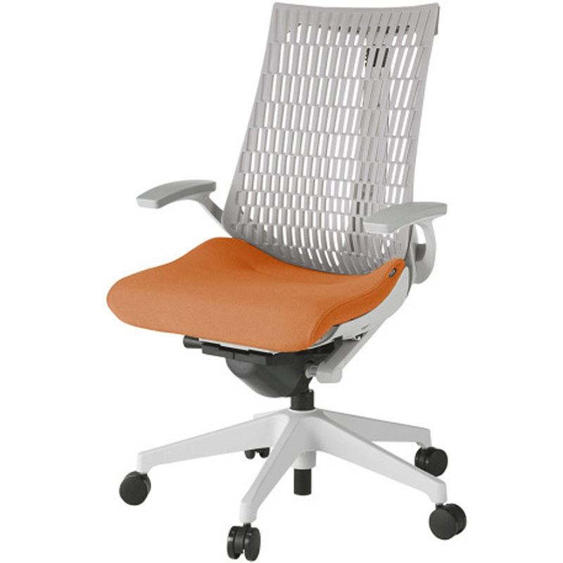 KG445PS-GND3T6 アクトチェア エラストマーバック 固定肘 ランバーサポートなし 樹脂脚 PS張地 ナイロンキャスター<配送時組立サービス付> 1台 イトーキ 【通販モノタロウ】