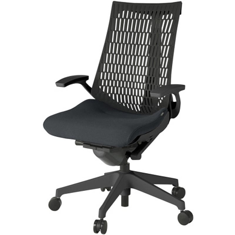 KG445PS-MT1T1T1 アクトチェア エラストマーバック 固定肘 ランバーサポートなし 樹脂脚 PS張地 ウレタンキャスター<配送時組立サービス付> 1台 イトーキ 【通販モノタロウ】