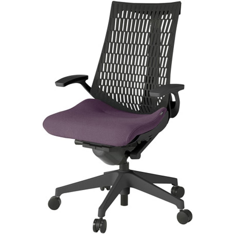 KG445PS-MT1X7T1 アクトチェア エラストマーバック 固定肘 ランバーサポートなし 樹脂脚 PS張地 ウレタンキャスター<配送時組立サービス付> 1台 イトーキ 【通販モノタロウ】 60,390円