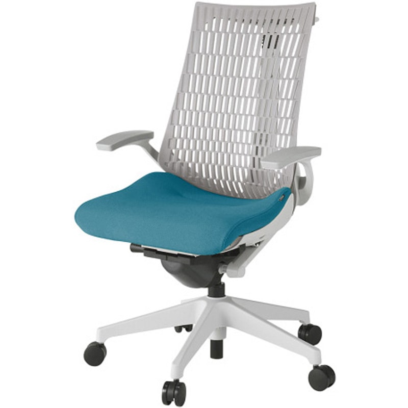 KG445PSHGNA3T6 アクトチェア エラストマーバック 固定肘 ハンガー ランバーサポートなし 樹脂脚 PS張地 ナイロンキャスター<配送時組立サービス付> 1台 イトーキ 【通販モノタロウ】