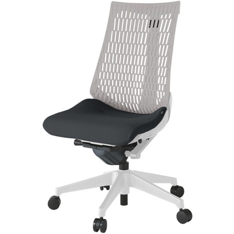 KG440PS-MGNT1T6 アクトチェア エラストマーバック 肘なし ランバーサポートなし 樹脂脚 PS張地 ウレタンキャスター<配送時組立サービス付> 1台 イトーキ 【通販モノタロウ】