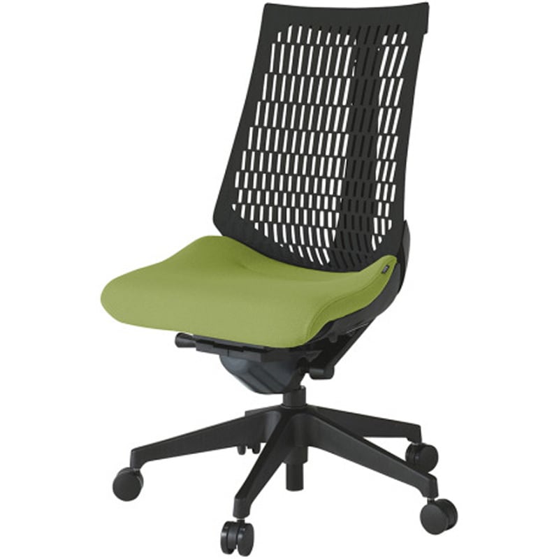 KG440PS-MT1Q6T1 アクトチェア エラストマーバック 肘なし ランバーサポートなし 樹脂脚 PS張地 ウレタンキャスター<配送時組立サービス付> 1台 イトーキ 【通販モノタロウ】