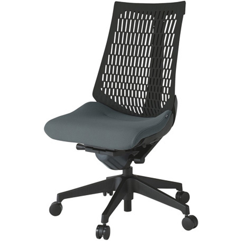 KG440PS-MT1W2T1 アクトチェア エラストマーバック 肘なし ランバーサポートなし 樹脂脚 PS張地 ウレタンキャスター<配送時組立サービス付> 1台 イトーキ 【通販モノタロウ】