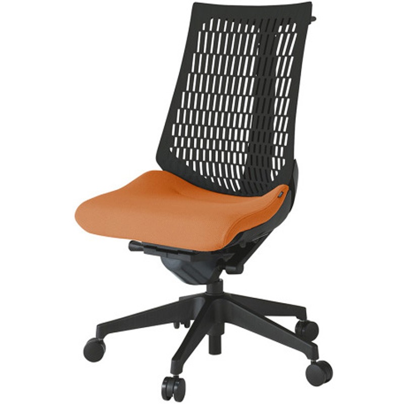 KG440PSHT1D3T1 アクトチェア エラストマーバック 肘なし ハンガー ランバーサポートなし 樹脂脚 PS張地 ナイロンキャスター<配送時組立サービス付> 1台 イトーキ 【通販モノタロウ】