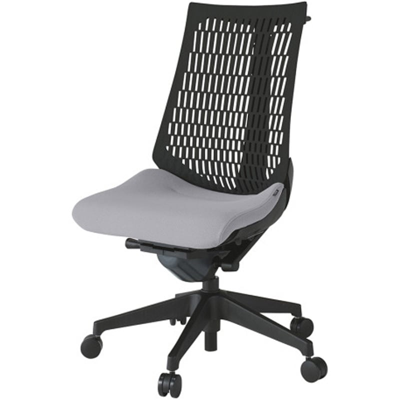 KG440PSHT1W6T1 アクトチェア エラストマーバック 肘なし ハンガー ランバーサポートなし 樹脂脚 PS張地 ナイロンキャスター<配送時組立サービス付> 1台 イトーキ 【通販モノタロウ】
