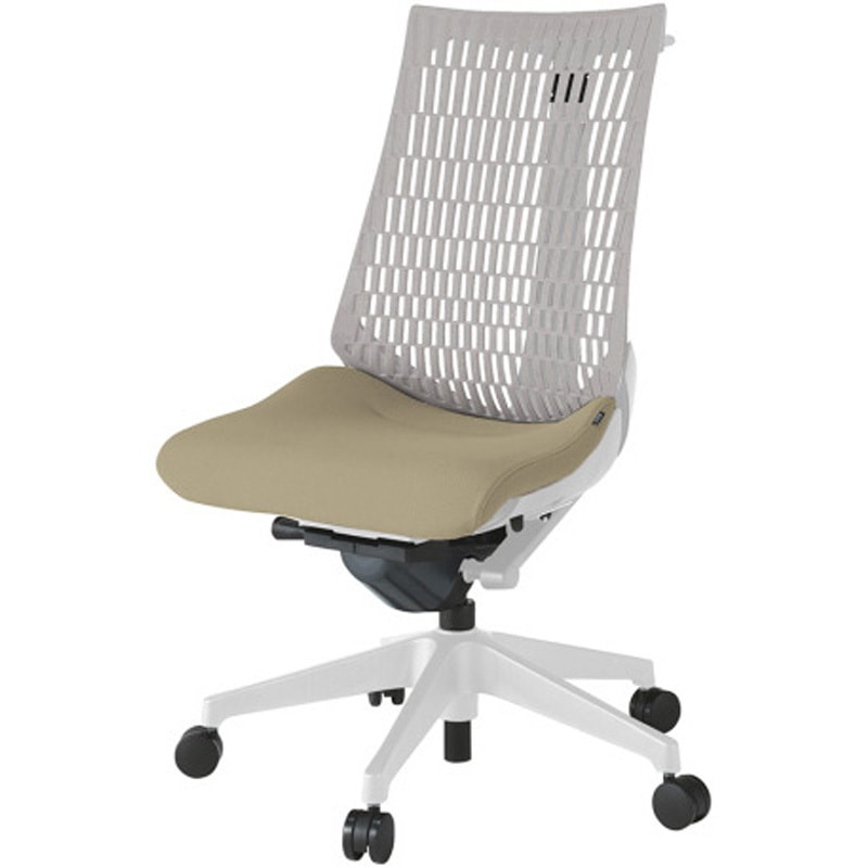 KG440PSHMGNY3T6 アクトチェア エラストマーバック 肘なし ハンガー ランバーサポートなし 樹脂脚 PS張地 ウレタンキャスター<配送時組立サービス付> 1台 イトーキ 【通販モノタロウ】