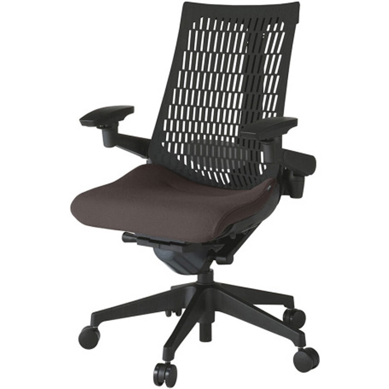 KG427PS-T1H2T1 アクトチェア エラストマーバック 可動肘 ランバーサポート付 樹脂脚 PS張地 ナイロンキャスター<配送時組立サービス付> 1台 イトーキ 【通販モノタロウ】