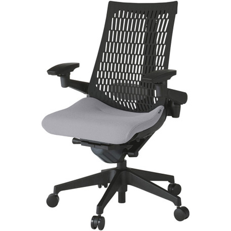 KG427PS-T1W6T1 アクトチェア エラストマーバック 可動肘 ランバーサポート付 樹脂脚 PS張地 ナイロンキャスター<配送時組立サービス付> 1台 イトーキ 【通販モノタロウ】 71,390円