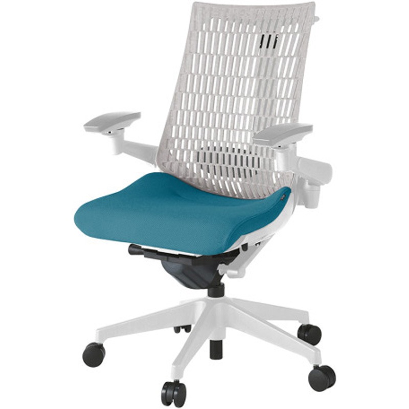 KG427PSHGNA3T6 アクトチェア エラストマーバック 可動肘 ハンガー ランバーサポート付 樹脂脚 PS張地 ナイロンキャスター<配送時組立サービス付> 1台 イトーキ 【通販モノタロウ】