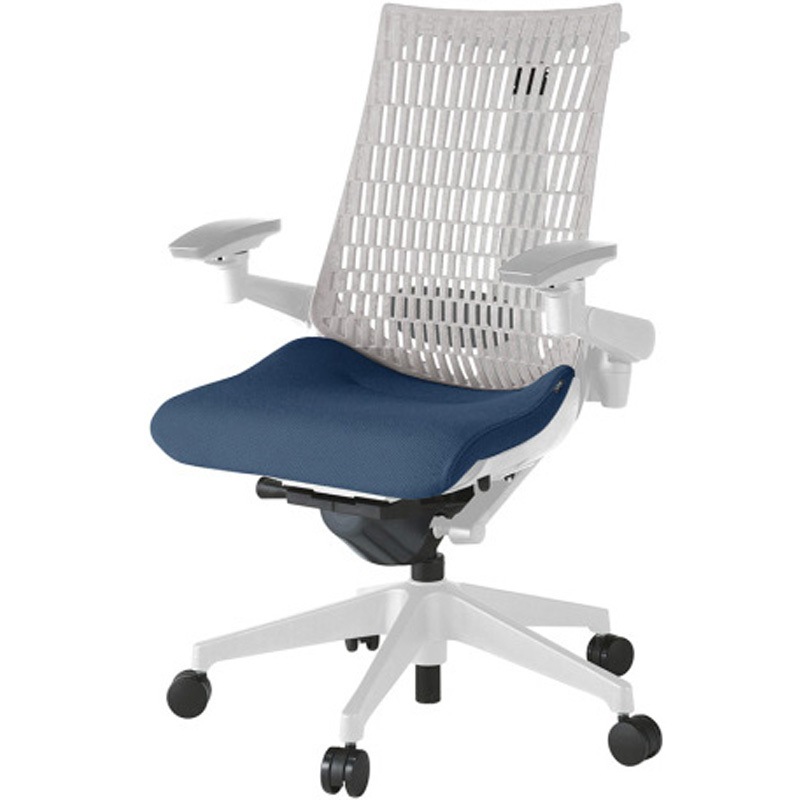 KG427PSHGNB2T6 アクトチェア エラストマーバック 可動肘 ハンガー ランバーサポート付 樹脂脚 PS張地 ナイロンキャスター<配送時組立サービス付> 1台 イトーキ 【通販モノタロウ】